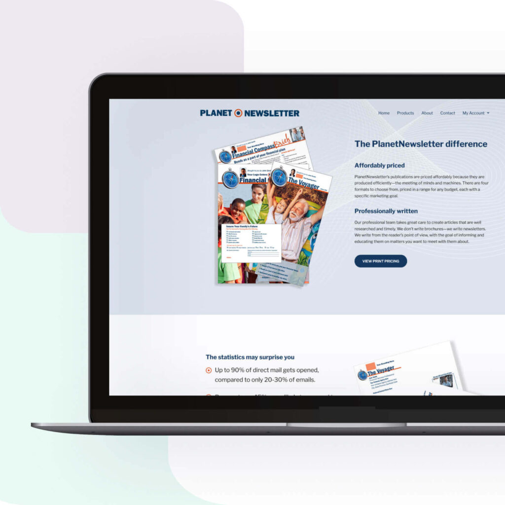 Planet Newsletter website